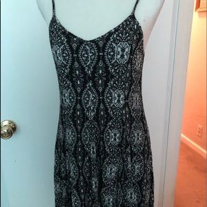 Lily Rose, black and white fit and flare dress.